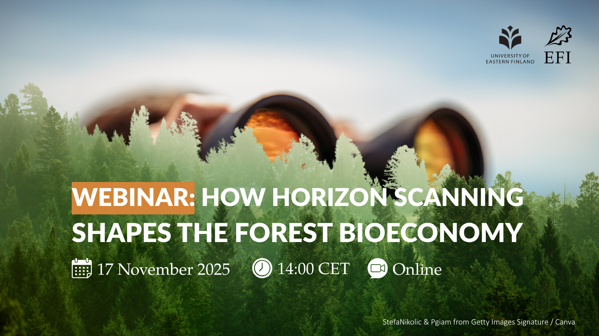 Webinar how horizon scanning shapes the forest bioeconomy