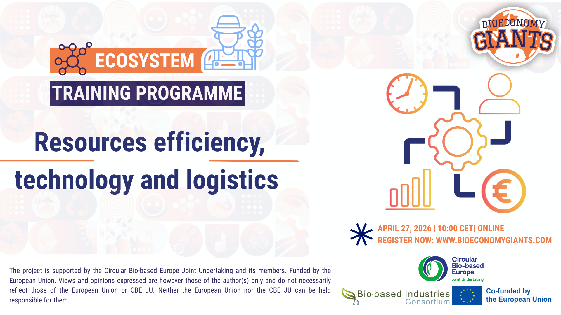 Ecosystem Training Programme Webinar: Resource Efficiency, Technology, and Logistics