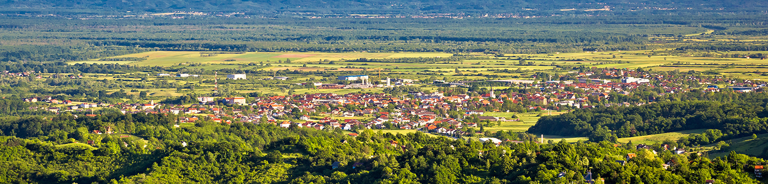 view of the town Jastrebarsko