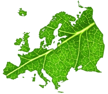 leaf shaped Europe