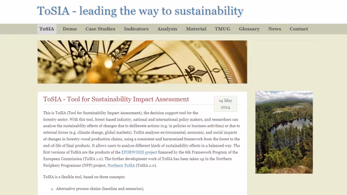 ToSIA website