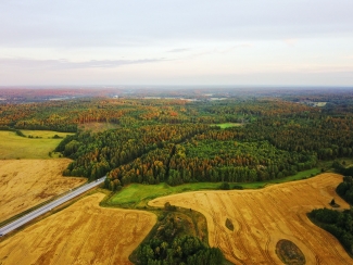 Aerial landscape