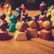 Wooden figures representing the concept of diversity 