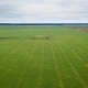 Aerial drone view of large soybean plantation in soy farm and deforestation area in the Amazon rainforest, Brazil. Photo by Imago Photo/AdobeStock.