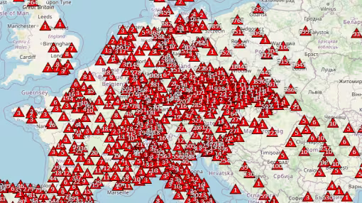 graphic database map