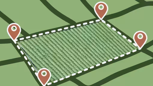 Map graphic of a forest plot.