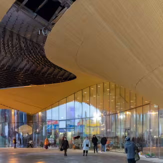 Helsinki Central Library Oodi is a living meeting place at Kansalaistori square, right at the heart of Helsinki