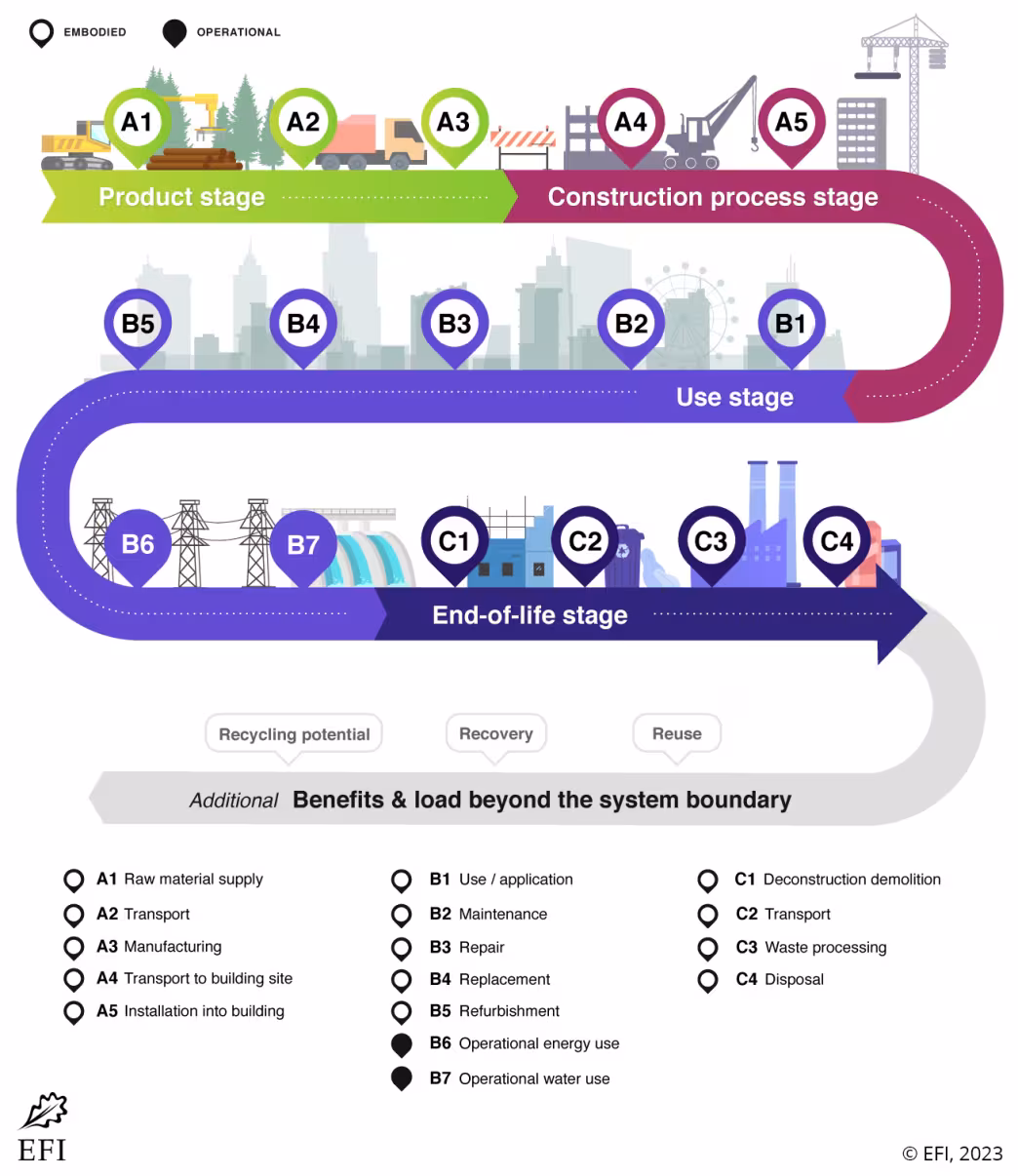 Building life cycle stages